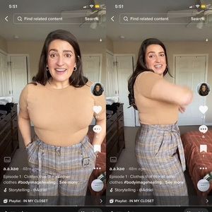 Plaid Polyester Pants